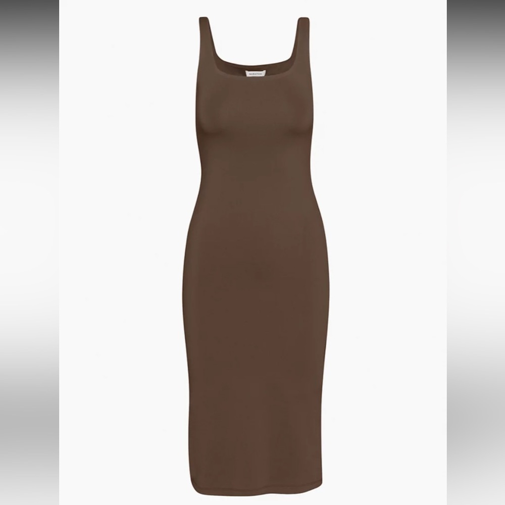 Aritzia Contour Squareneck Midi Dress